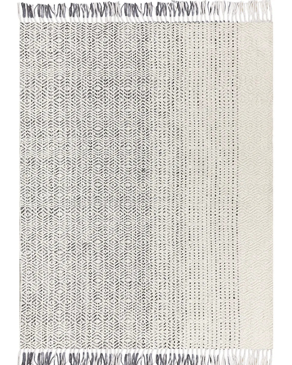 Tapete De La Branca E Cinzenta 160 X 230 Cm Omerli