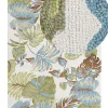 Tapete De La Com Padrao De Folhas Multicolor 160 X 230 Cm Kinik