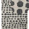 Tapete De La Creme E Preto 160 X 230 Cm Havran