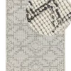 Tapete De La Creme E Preta 140 X 200 Cm Urla