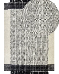 Tapete De La Preta E Branca 160 X 230 Cm Ketenli