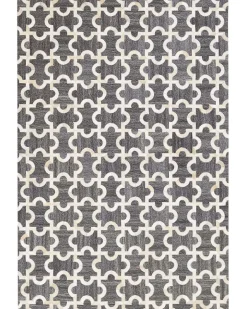 Tapete De Pele Genuina Cinzenta E Creme 160 X 230 Cm Yedisu