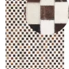 Tapete De Pele Genuina Creme E Castanha 160 X 230 Cm Kayabey