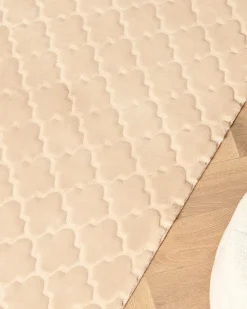 Tapete De Pele Sintetica De Coelho Creme 160 X 230 Cm Gharo