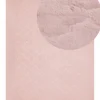 Tapete De Pele Sintetica De Coelho Rosa 160 X 230 Cm Gharo
