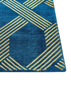 Tapete De Viscose Azul 160 X 230 Cm Vekse