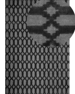 Tapete De Viscose Cinzento Escuro 160 X 230 Cm Cizre