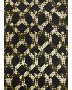 Tapete De Viscose Preto 160 X 230 Cm Vekse