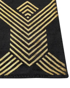 Tapete De Viscose Preto 160 X 230 Cm Vekse