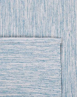 Tapete Em Algodao Azul Claro 160 X 230 Cm Derince