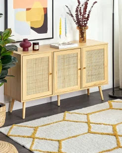 Tapete Em Algodao Branco E Amarelo 160 X 230 Cm Beyler