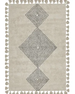 Tapete Em Algodao Creme 160 X 230 Cm Bulcuk