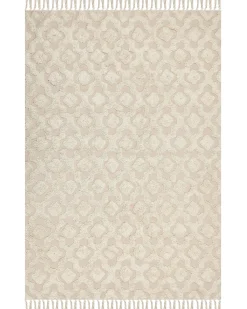 Tapete Em Algodao Creme 160 X 230 Cm Aksaray