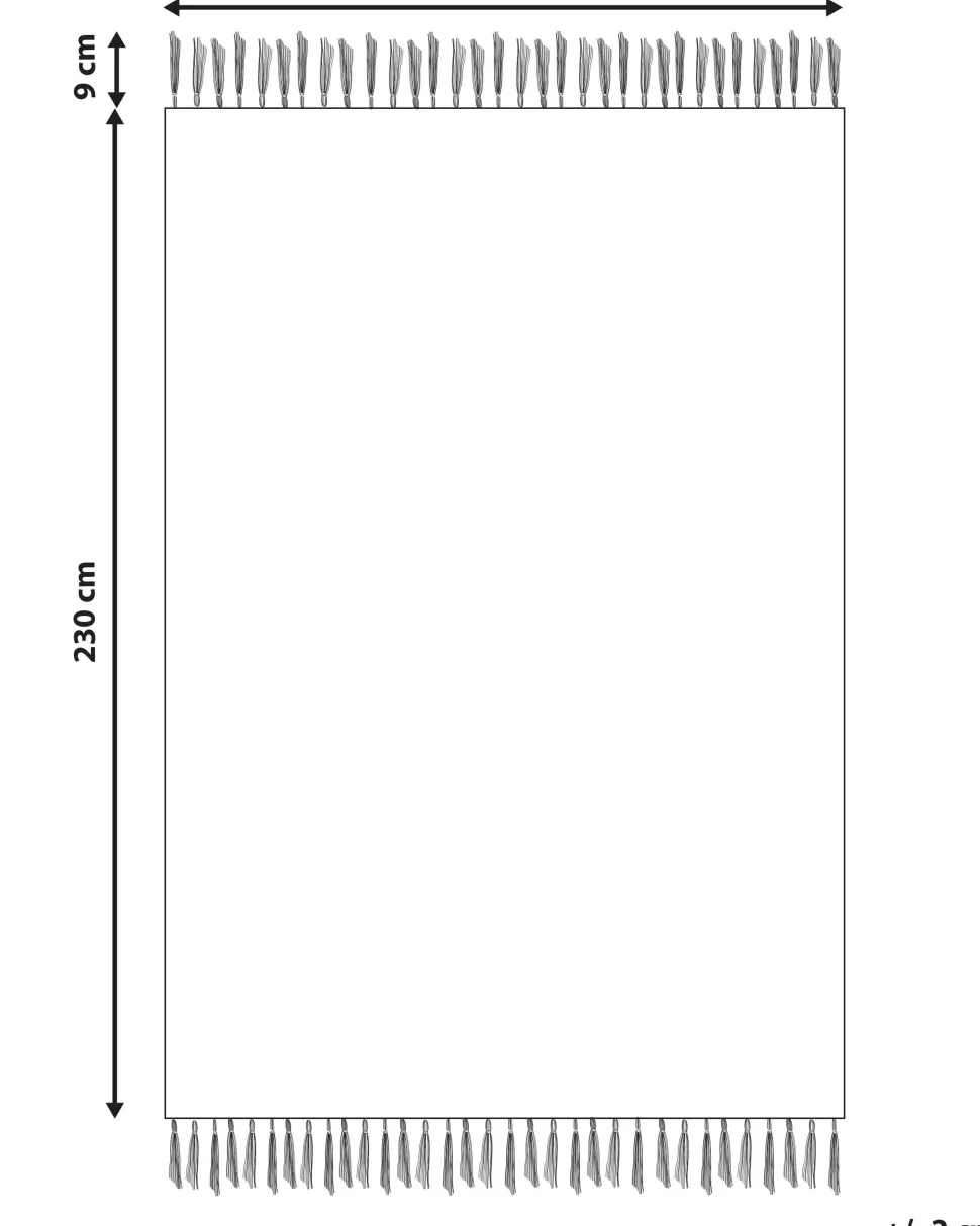 Tapete Em Algodao Creme 160 X 230 Cm Aksaray