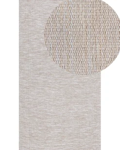 Tapete Em Algodao Creme 80 X 150 Cm Derince