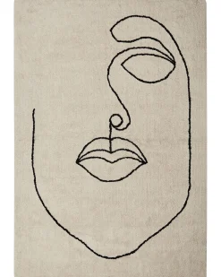 Tapete Em Algodao Creme 160 X 230 Cm Bayir