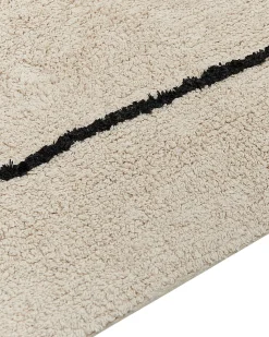 Tapete Em Algodao Creme 160 X 230 Cm Bayir