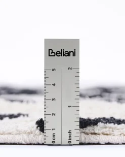 Tapete Em Algodao Creme E Preto 160 X 230 Cm Eldes