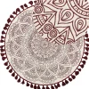 Tapete Em Algodao Creme E Vermelho O 120 Cm Ayakli