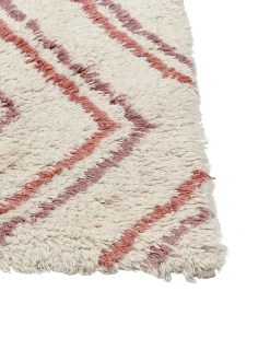 Tapete Em Algodao Creme E Rosa 160 X 230 Cm Kastamonu