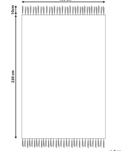 Tapete Em Algodao Creme E Rosa 160 X 230 Cm Afsar