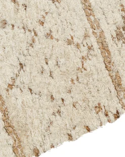 Tapete Em Algodao E Canhamo Creme 200 X 300 Cm Sanao