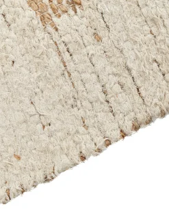 Tapete Em Algodao E Juta Creme 200 X 300 Cm Ziarat