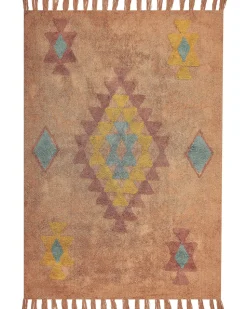 Tapete Em Algodao Laranja 160 X 230 Cm Igdir