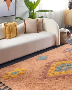 Tapete Em Algodao Laranja 160 X 230 Cm Igdir