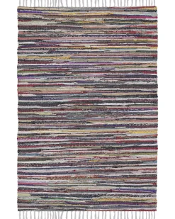 Tapete Em Algodao Multicolor Claro 160 X 230 Cm Danca