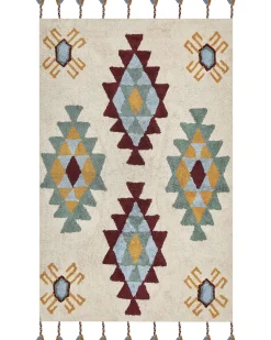 Tapete Em Algodao Multicolor 160 X 230 Cm Duzce