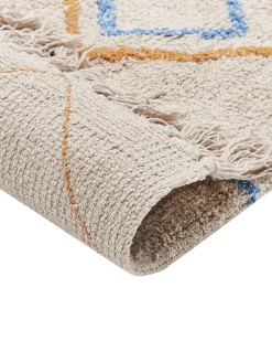 Tapete Em Algodao Multicolor 160 X 230 Cm Kuskan