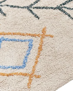 Tapete Em Algodao Multicolor 160 X 230 Cm Kuskan