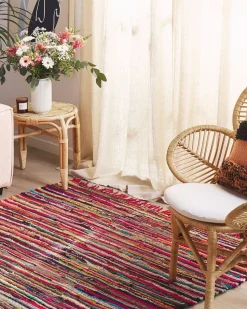 Tapete Em Algodao Multicolor 140 X 200 Cm Danca