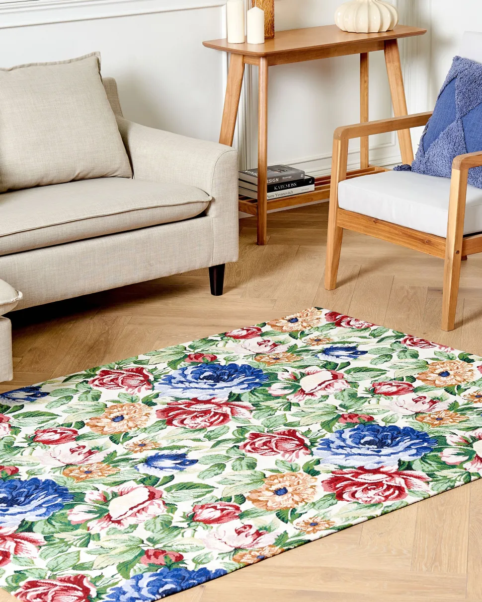 Tapete Em Algodao Multicolor 140 X 200 Farwan