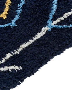 Tapete Em Algodao Preto 160 X 230 Cm Corum