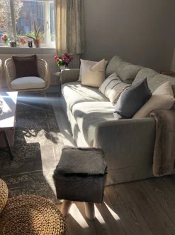 Tapete Em Algodao Taupe 160 X 200 Cm Beykoz