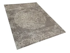 Tapete Em Algodao Taupe 160 X 200 Cm Beykoz