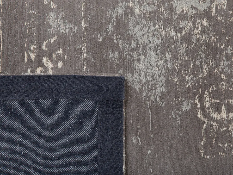 Tapete Em Algodao Taupe 160 X 200 Cm Beykoz