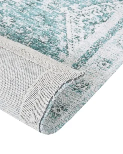 Tapete Em Algodao Verde Menta 160 X 230 Cm Fulla