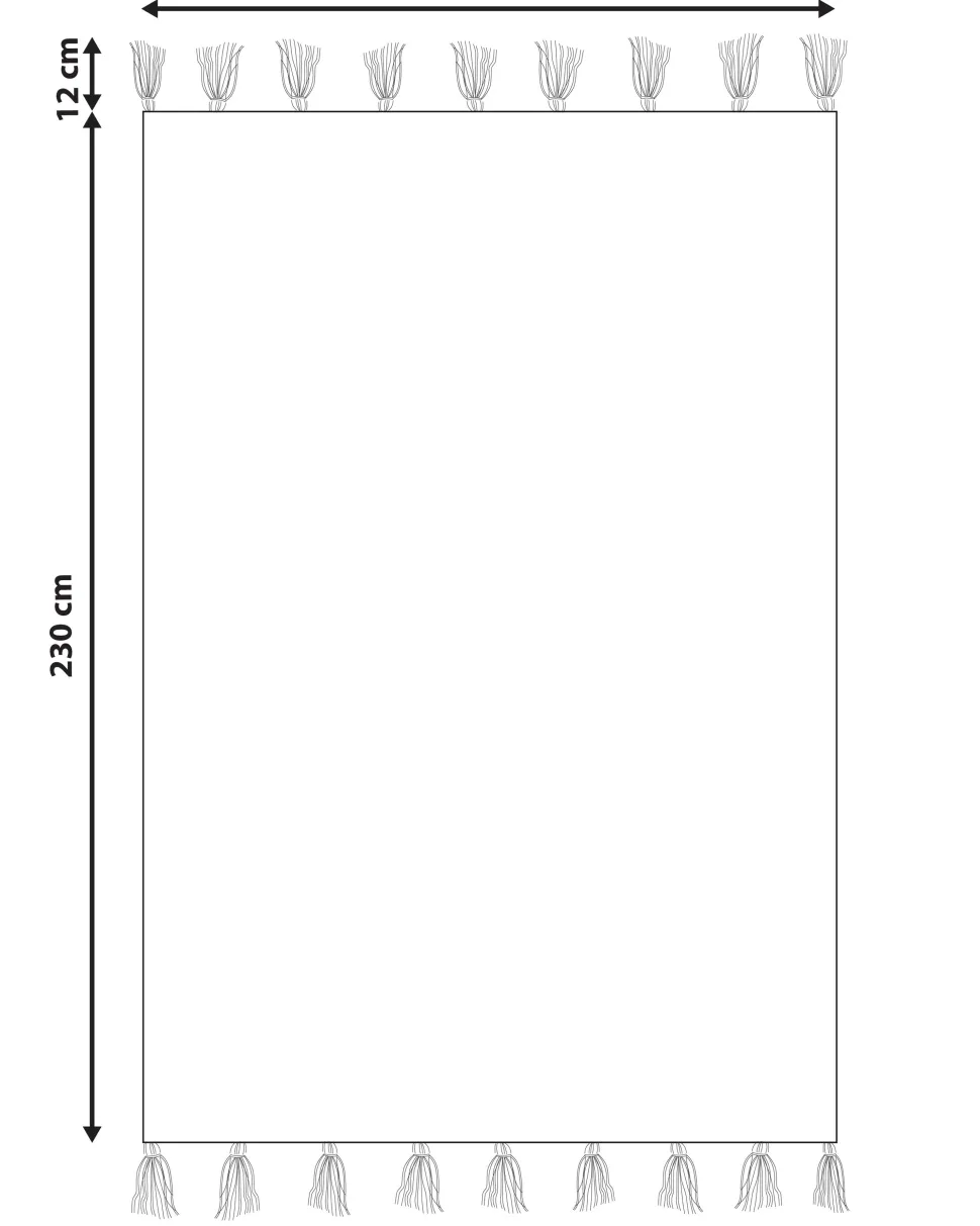 Tapete Em Algodao Vermelho E Branco 160 X 230 Cm Nidge