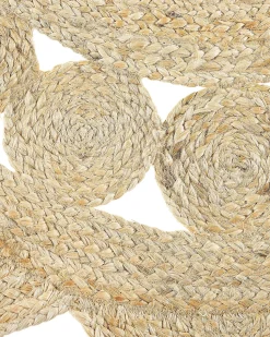 Tapete Em Forma De Estrela De Juta Creme 120 Cm Araban