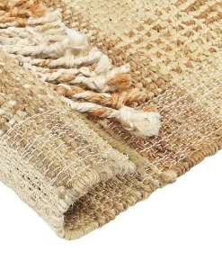 Tapete Em Juta Creme 160 X 230 Cm Berissa