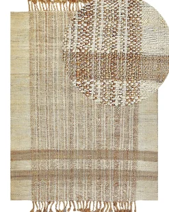 Tapete Em Juta Creme 160 X 230 Cm Ortaoba