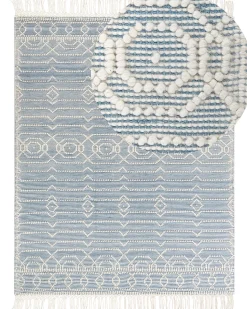 Tapete Em La Azul 160 X 230 Cm Orhaneli