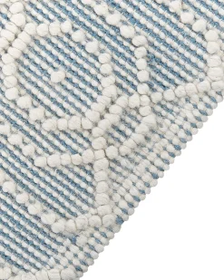 Tapete Em La Azul 160 X 230 Cm Orhaneli