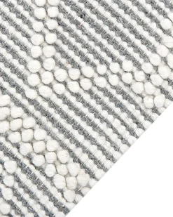 Tapete Em La Creme E Cinzenta 160 X 230 Cm Solhan