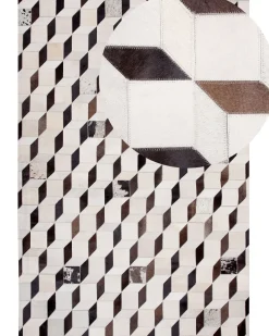 Tapete Em Pele Genuina Branca 160 X 230 Cm Alpkoy