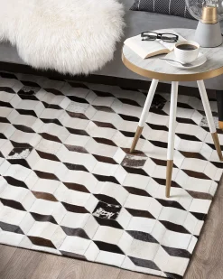 Tapete Em Pele Genuina Branca 160 X 230 Cm Alpkoy