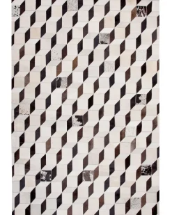 Tapete Em Pele Genuina Branca 160 X 230 Cm Alpkoy